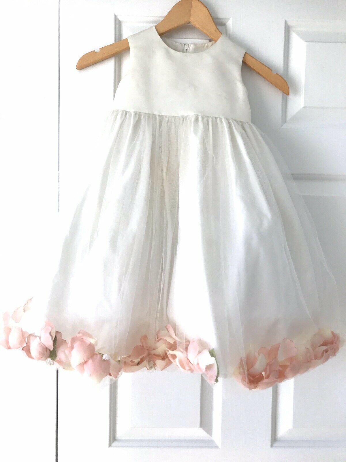 Girls Ivory Tulle Flower Girl Dress Size 4t